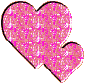 Gif animé coeurs roses 